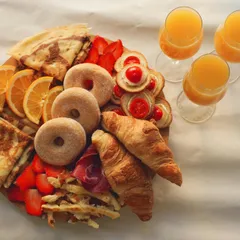 Crêpes Suzette cu portocale și Cointreau