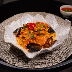 Spaghetti cu fructe de mare